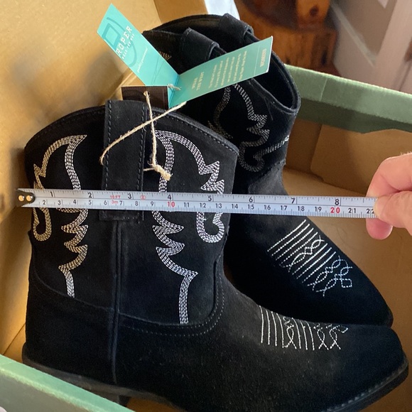 Roper Womens Dusty Black Cowboy Western Boots Size 7.5 Medium (B M) (3587231) - Picture 12 of 13